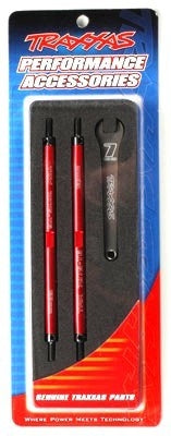 Traxxas Lightweight Aluminum Turnbuckle Red Revo (2)
