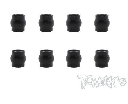 TO-202-B6 POM Shock Cap Bushings ( For Team Associated B5M/B6/B6D ) 8pcs.