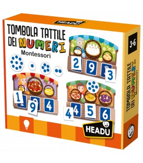 Tombola Tattile dei Numeri Montessori