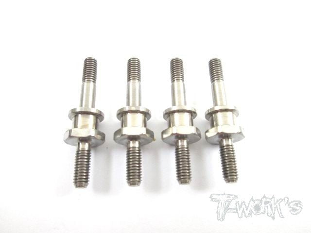 64 Titanium XB4 Screw Shock Pivot Ball with Hex ( For Xray XB4 ) 4pcs.