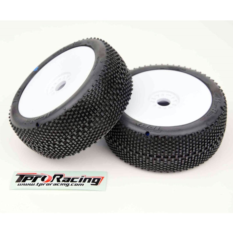 TPRO HARABITE SUPER SOFT T4 - Coppia Gomme 1/8 Off-Road montate con cerchio e inserti (2) - [TP330403T4]