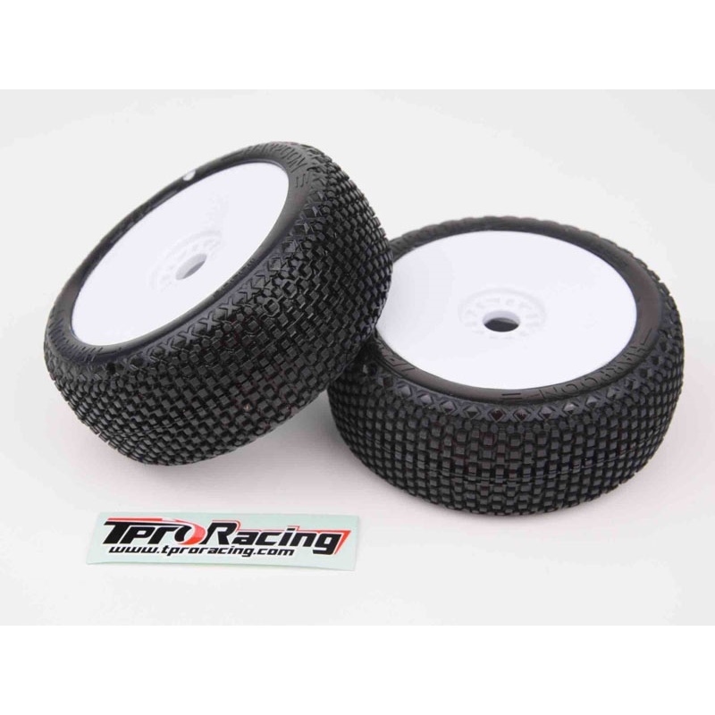 TPRO HARPOON SUPER SOFT T4 - Coppia Gomme 1/8 Off-Road montate con cerchio e inserti (2) - [TP330603T4]