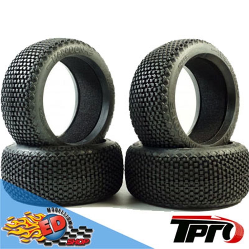 TPRO HARPOON SOFT T2 - Treno Gomme 1/8 Off-Road con inserti (4) - [TP3306XR02T2]