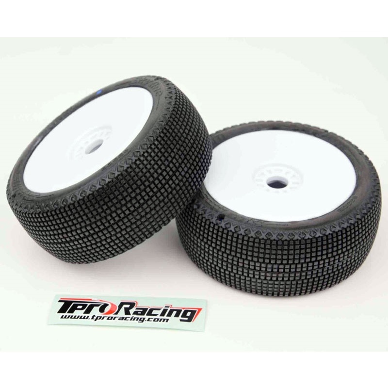 TPRO SKYLINE SUPER SOFT T4 - Coppia Gomme 1/8 Off-Road montate con cerchio e inserti (2) - [TP330803T4]