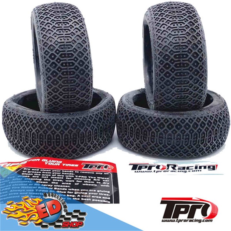 TPRO 1/8 OffRoad Racing Tire MATRIX - ZR Super Soft T4 (4) - [TP3310ZR01T4]