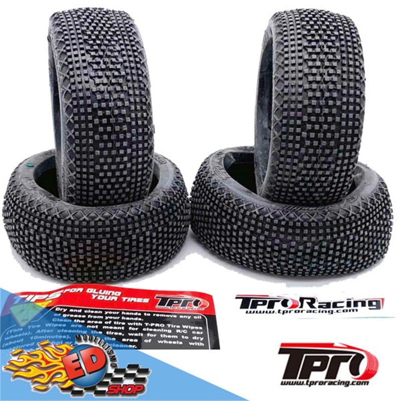 TPRO 1/8 OffRoad Racing Tire COUGAR - Soft T3 (4) - [TP3311ZR01T3]