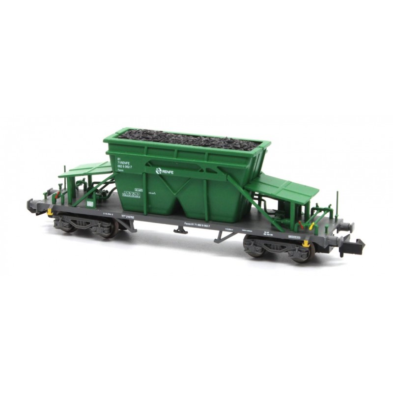 Tramoggia RENFE TT9. Verde. MFTrain N34928