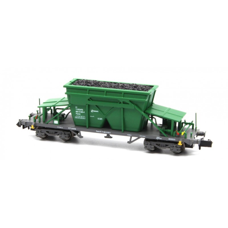 Tramoggia RENFE TT9. Verde. MFTrain N34927