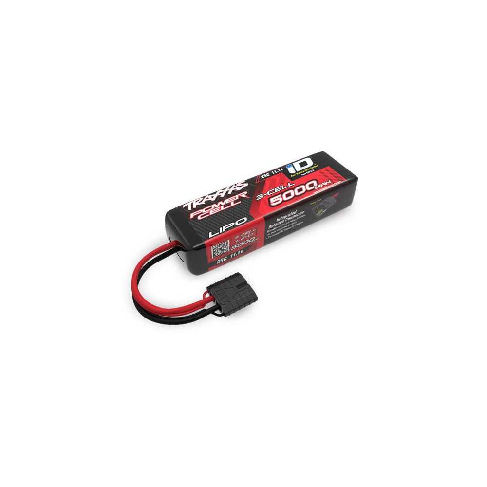 Traxxas Batteria Li-po 11,1V 5000mAh 25C CORTA con connettore Traxxas ID (art. TXX2832X)