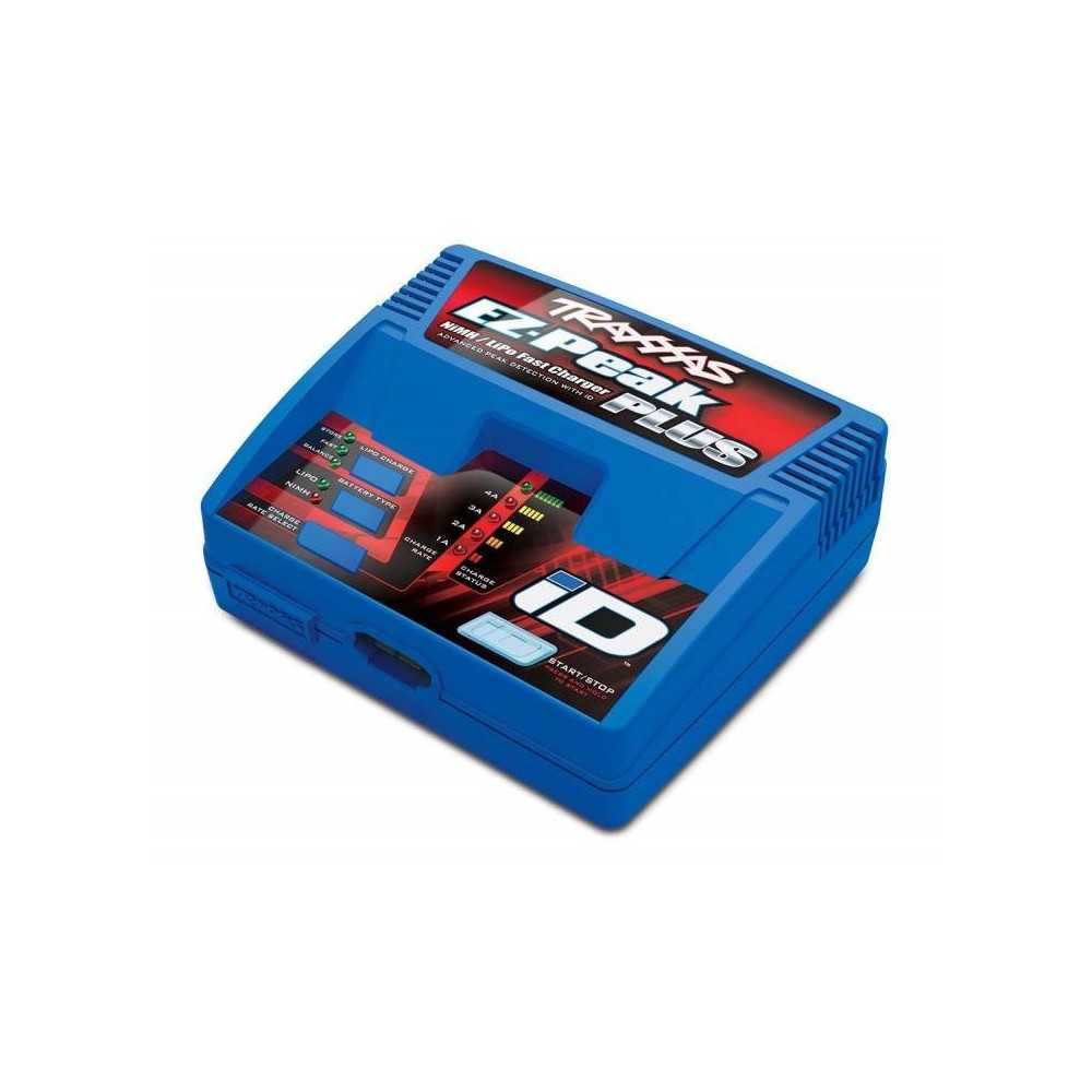 Traxxas Caricabatterie EZ Peak Plus 4 Ampere Ni-Mh / Li-Po con ID Technology (art. TXX2970G)