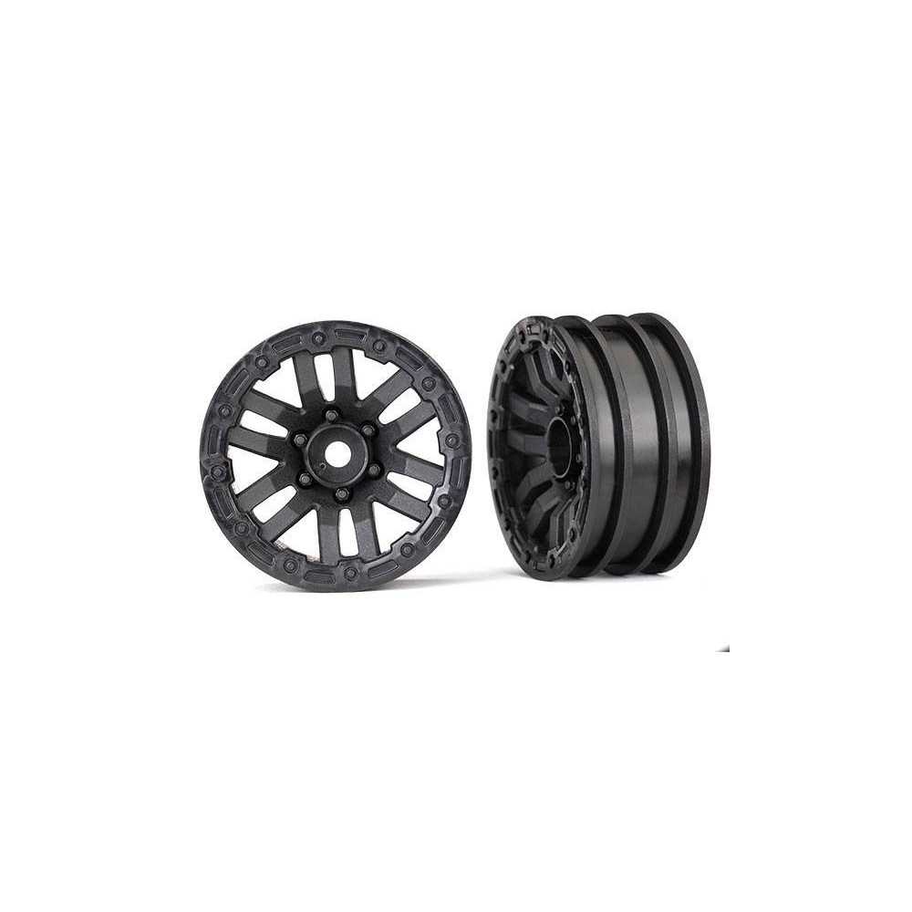 Traxxas Coppia cerchi 1.9" Neri per TRX-4 (art. TXX8271)