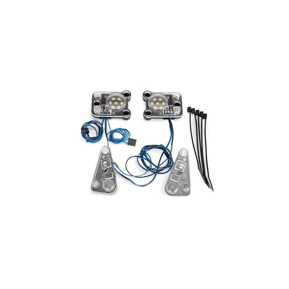 Traxxas Kit fari a LED Anteriore e Posteriore per TRX-4 Richiede TXX8028 (art. TXX8027)