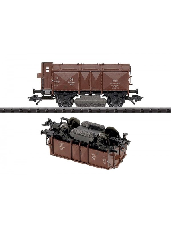 TRIX 24050 Scala HO Carro merci pulisci binari tipo K15 DB a 2 assi