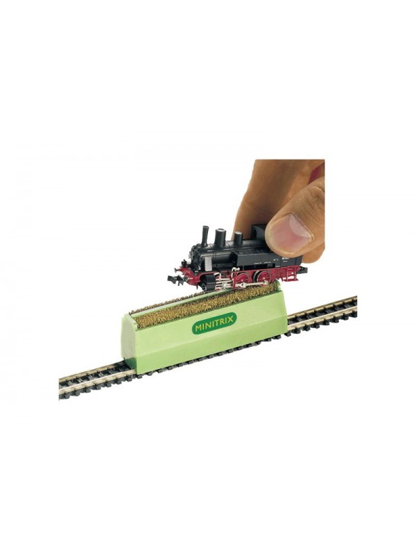 TRIX 66623 Scala N Attrezzo con spazzole in metallo per pulizia ruote locomotive