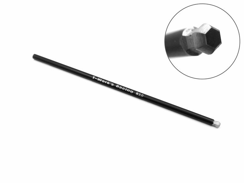 TT-026-B3.0 HSS Hex Ball Wrench Replacement Tip 3.0 x 120mm