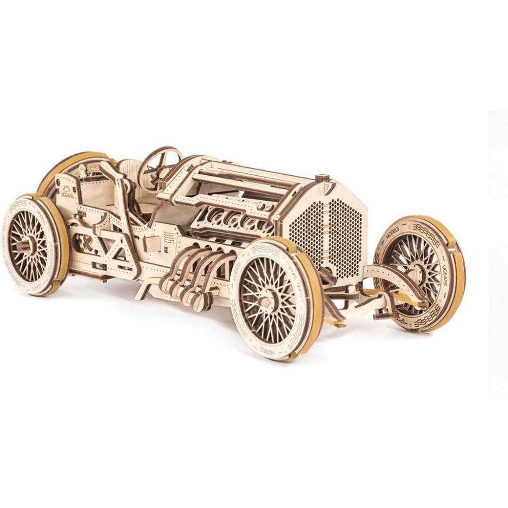 Ugears Modello di auto U-9 Grand Prix in legno da assemblare (art. SI-70044)