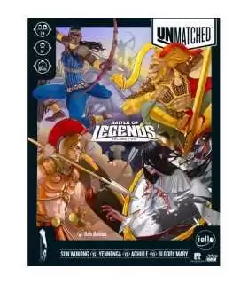 Unmatched - Battle of Legends Vol. 2: Gioco di Carte Strategico per 2-4 Giocatori, Combattimenti Epici e Eroi Leggendari!