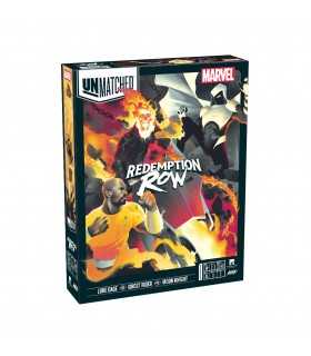 Unmatched Marvel: Redemption Row - Gioco di Carte con Moon Knight, Luke Cage e Ghost Rider, Strategia e Combattimento 2-3 Giocat