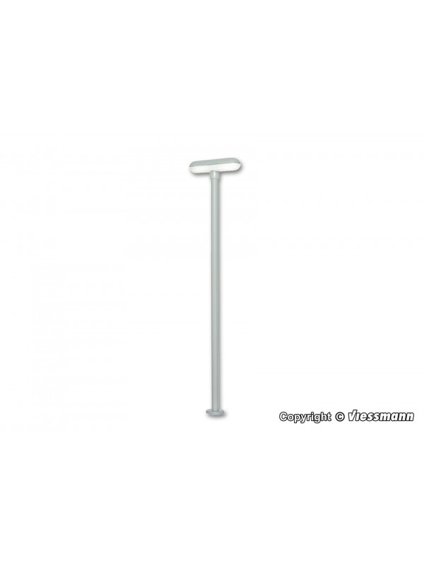 VIESSMANN 6364 Scala HO Lampione a cetra alto mm. 70 (LED bianco)