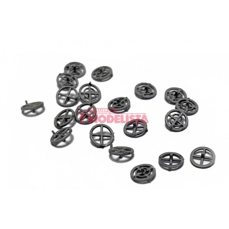 Volanti freno (x20), grigio. REE MODELES XB-504