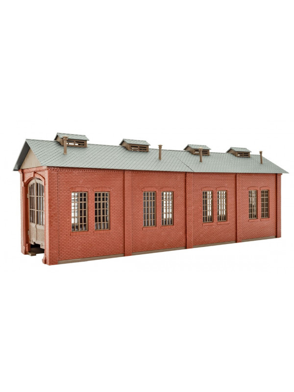 VOLLMER 49112 Scala HO Serie Start: Rimessa locomotive in mattoni ad un binario