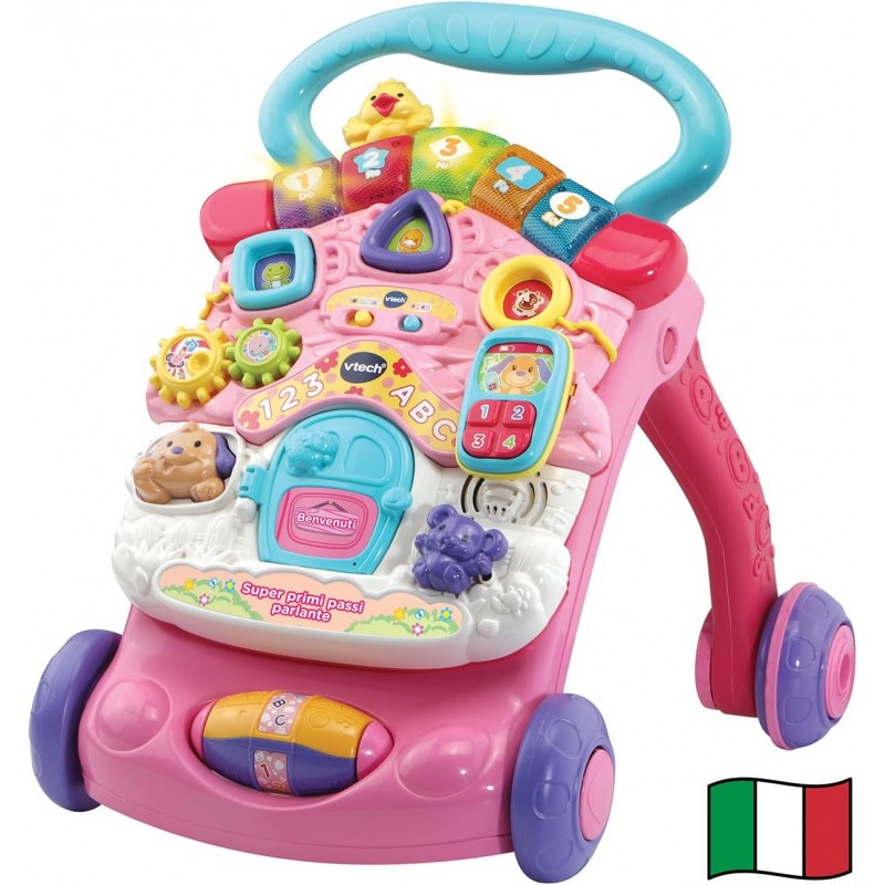 VTECH - Primi Passi Parlante 2in1 Rosa - 505659