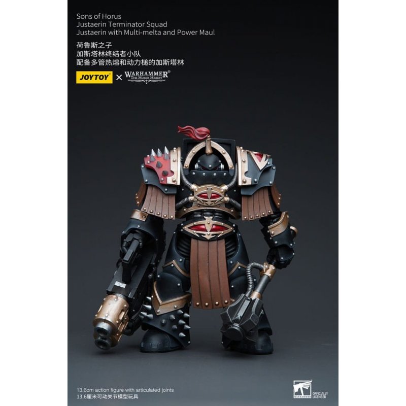 Warhammer The Horus Heresy Action Figure 1/18 SOHJTSJ with Multi-melta and Power MauL 12 cm