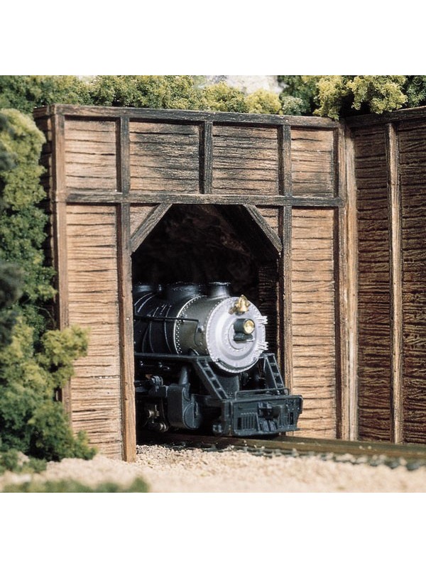 WOODLAND SCENICS C1254 Scala HO Portale per tunnel singolo in legno
