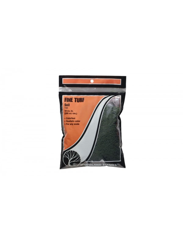 WOODLAND SCENICS T41 Polvere per suolo colore marrone scuro