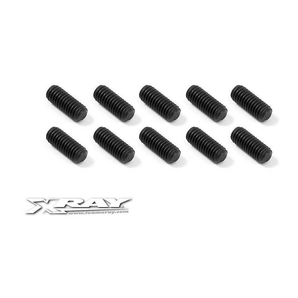 Xray Grani di fissaggio in acciaio 4x10mm (art. 901410)