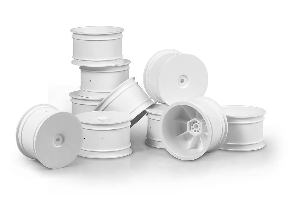 XRay Ruote bianche Buggy 1/10 Aerodisco posteriore 14mm XB4 (x10) 369901