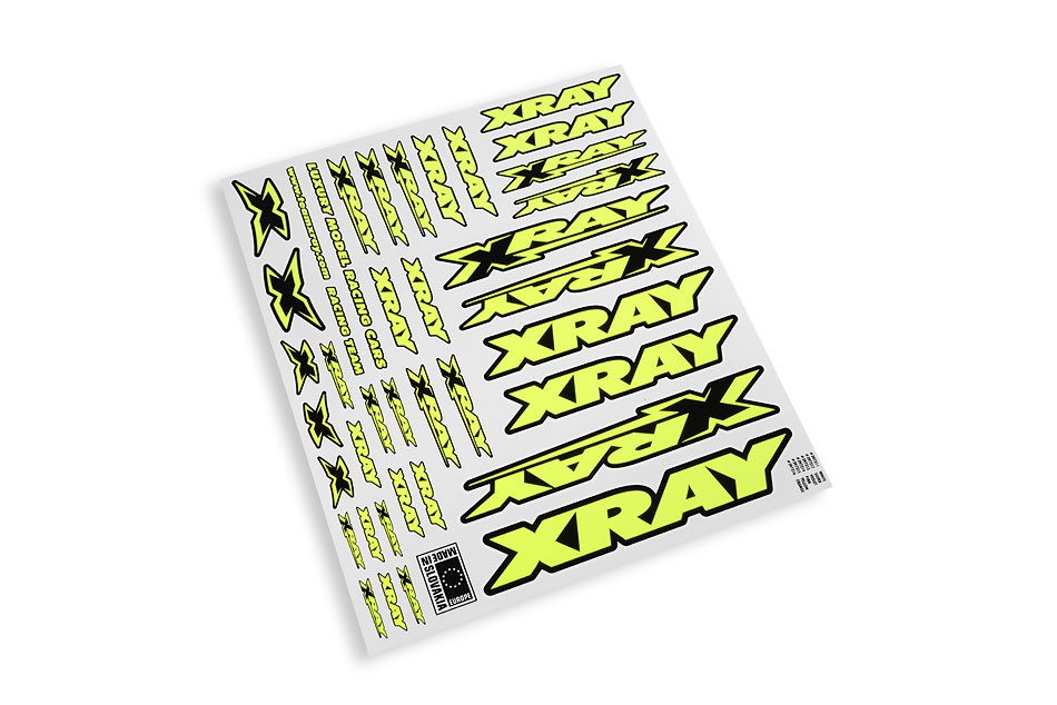 XRay Adesivi al neon giallo 397315