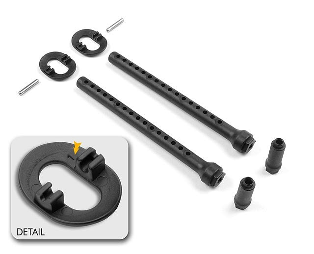 XRay Supporto carrozzeria anteriore +1mm 301323