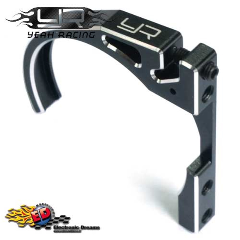 Yeah Racing supporto ventola in Alluminio 7075 con grano di bloccaggio per motori 1/8 diametro 41/42 - [YA-0569BK]