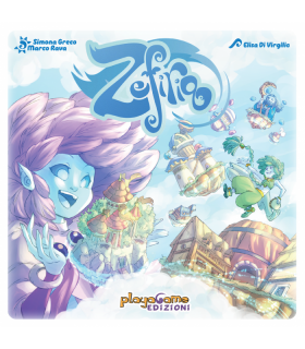Zefiria - Gioco Cooperativo di Strategia per Famiglie | Avventure tra Spiriti del Vento | 1-4 Giocatori, 30 Minuti, Italiano